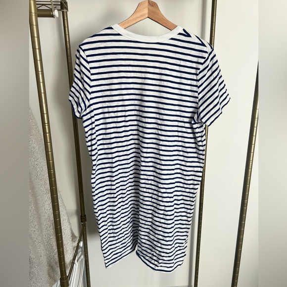Universal threads white and navy striped tshirt dress (XL) - Picture 3 of 3
